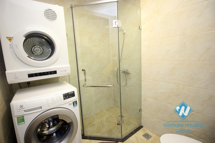 Lake view 2 bedrooms apartment with morden equiped for rent in Tay Ho area.